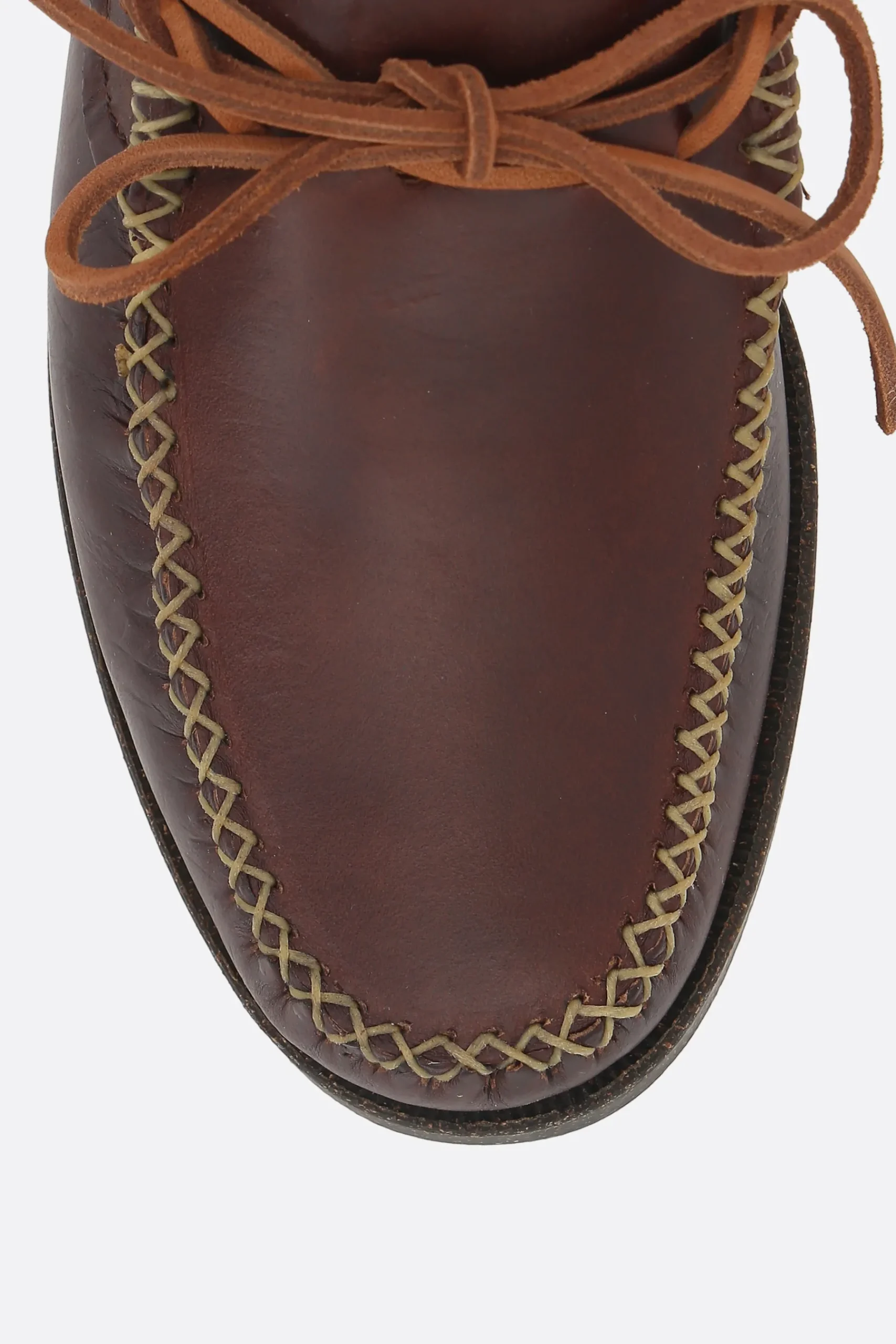 YUKETEN Canoe Moc boat shoes in smooth leather
