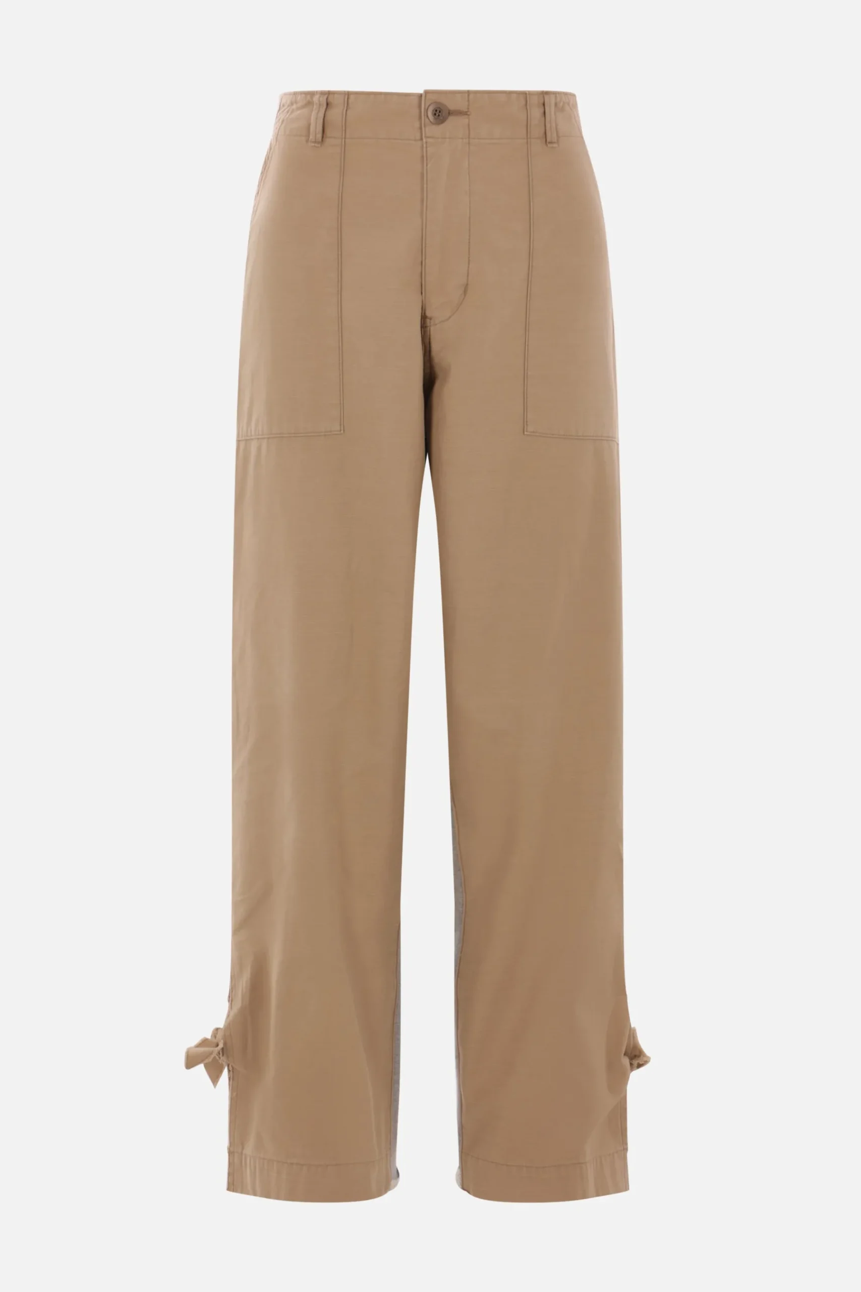 Women UNDERCOVER canvas and jersey trousers