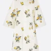 Women UNDERCOVER canvas coat with lemon print
