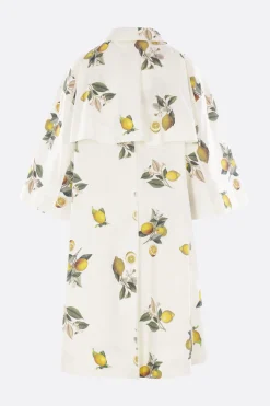 Women UNDERCOVER canvas coat with lemon print