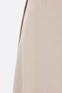 Women PLAN C canvas oversized trousers with belt