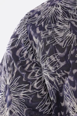 DRIES VAN NOTEN Carltone bowling shirt in embroidered cotton