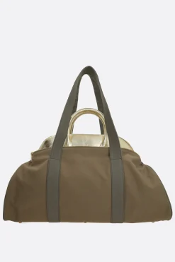 Women ALL IN Carrie handbag in canvas and laminated leather