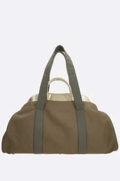 Women ALL IN Carrie handbag in canvas and laminated leather