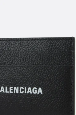 BALENCIAGA Cash card holder in grainy leather