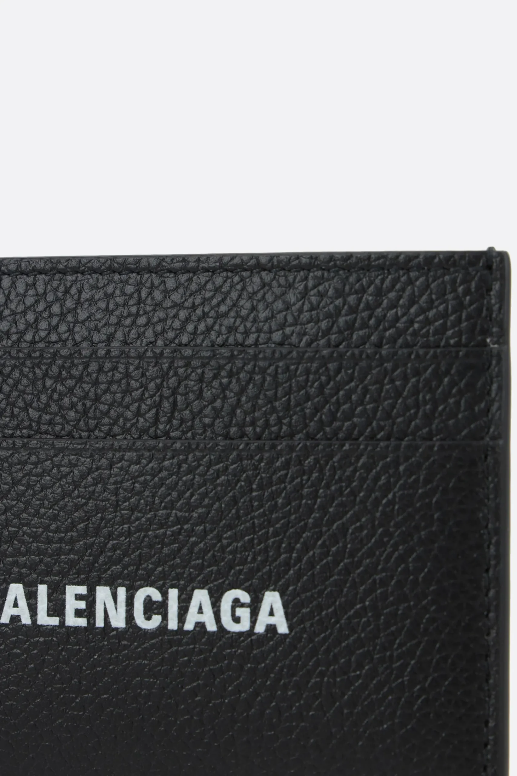 BALENCIAGA Cash card holder in grainy leather