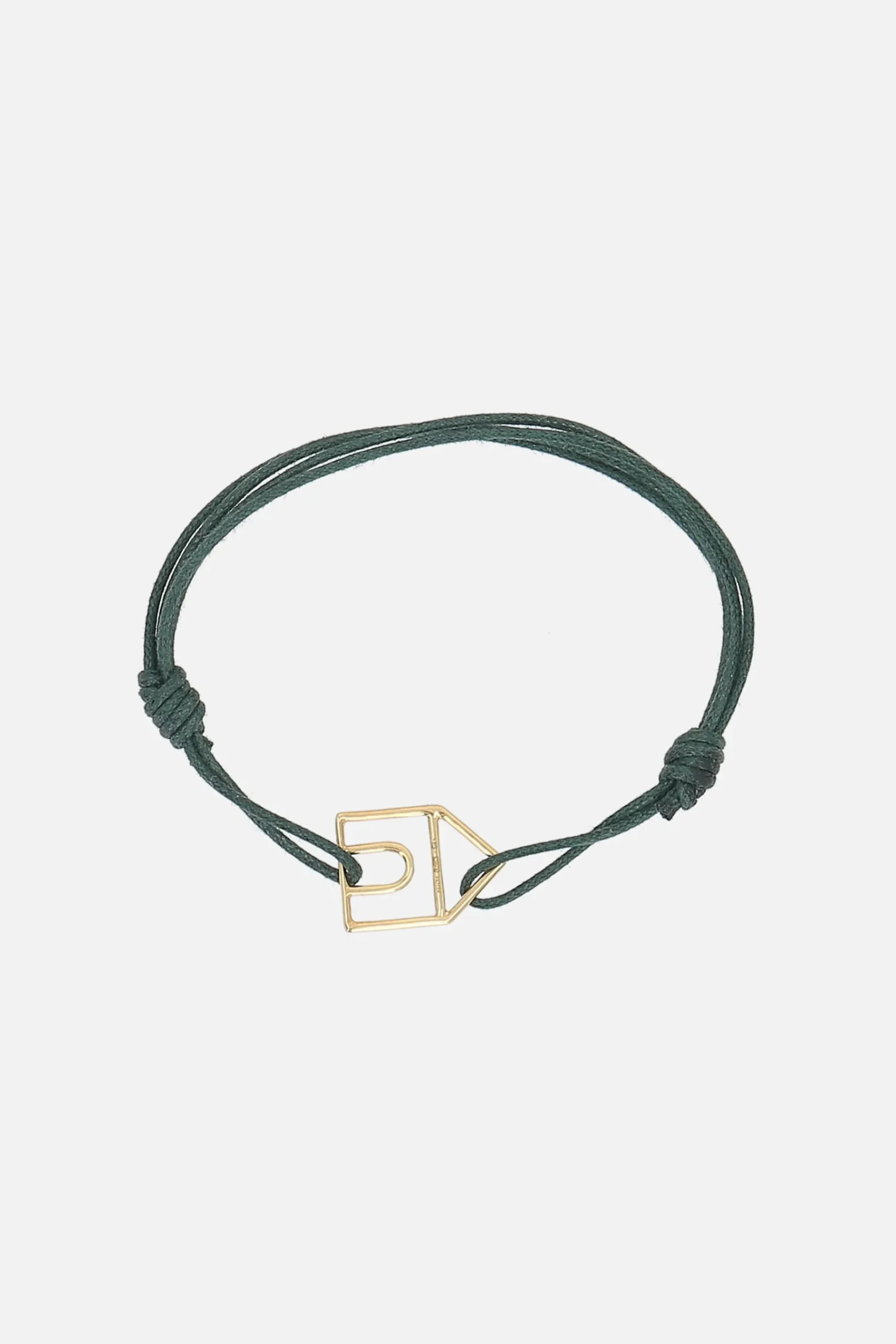 Women ALIITA Casita Pura cord bracelet with gold pendant