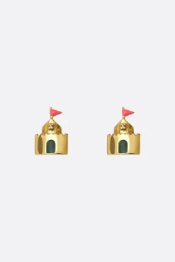 Women ALIITA Castillo Brillante earrings in yellow gold