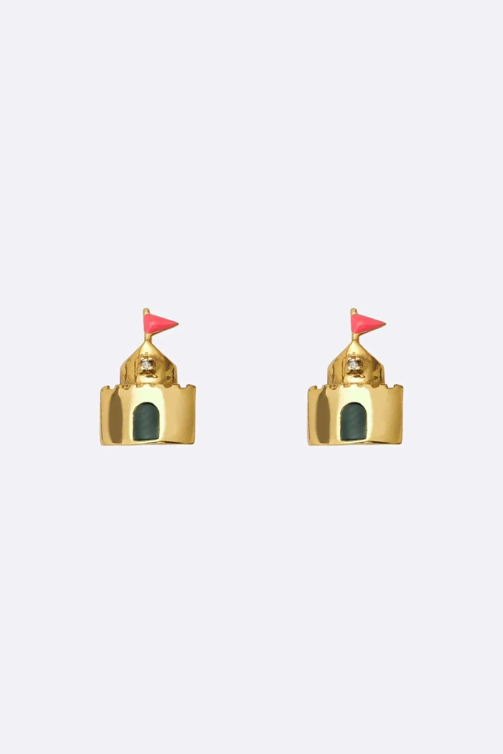 Women ALIITA Castillo Brillante earrings in yellow gold