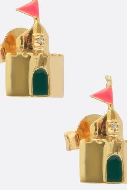 Women ALIITA Castillo Brillante earrings in yellow gold