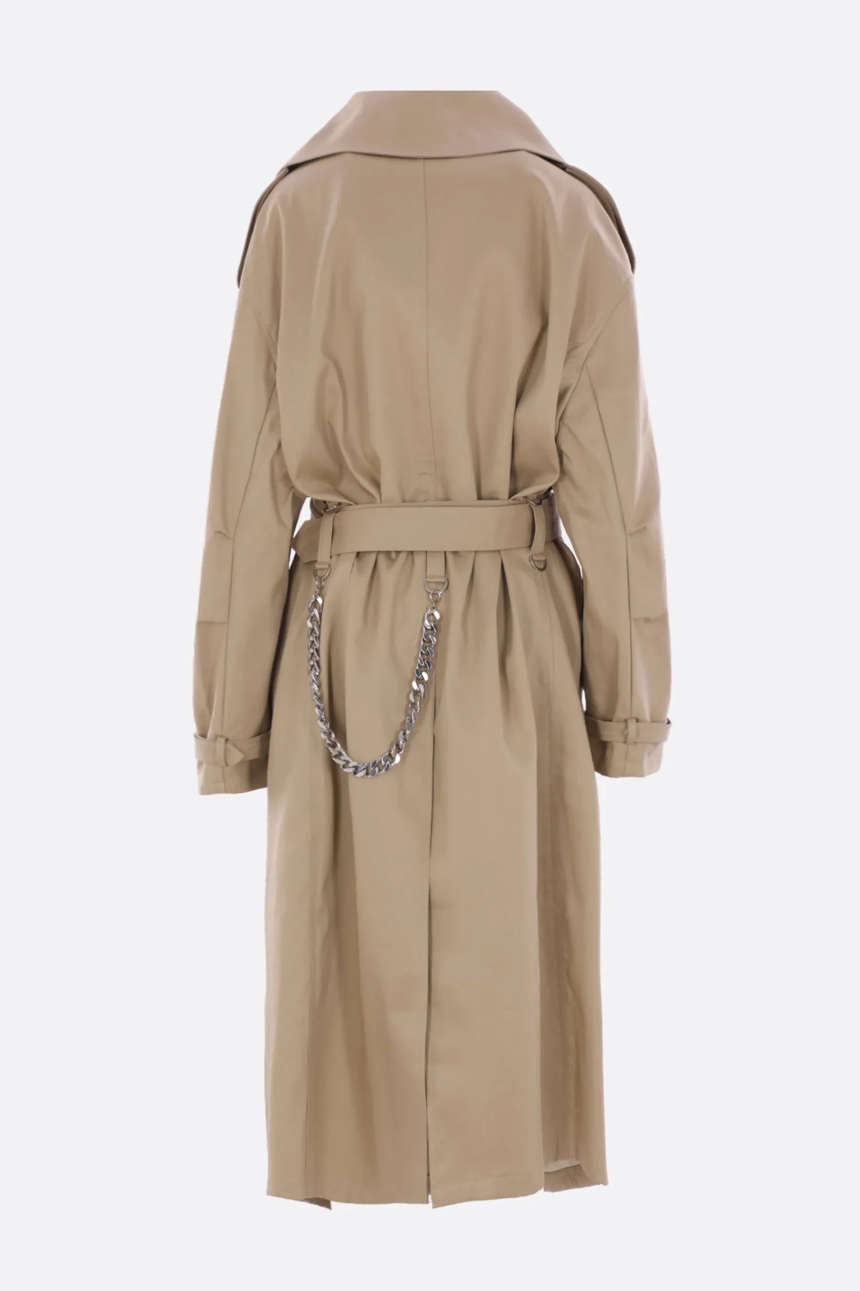 Women NICCOLÒ PASQUALETTI Cavo oversize trench coat in twill