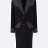 Women MOLLY GODDARD Charlie single-breasted wool coat