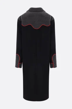 Women MOLLY GODDARD Charlie single-breasted wool coat