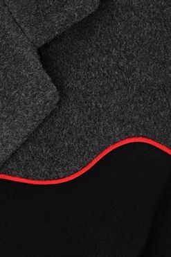 Women MOLLY GODDARD Charlie single-breasted wool coat