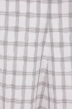 Women LOEWE check poplin double-layer skirt