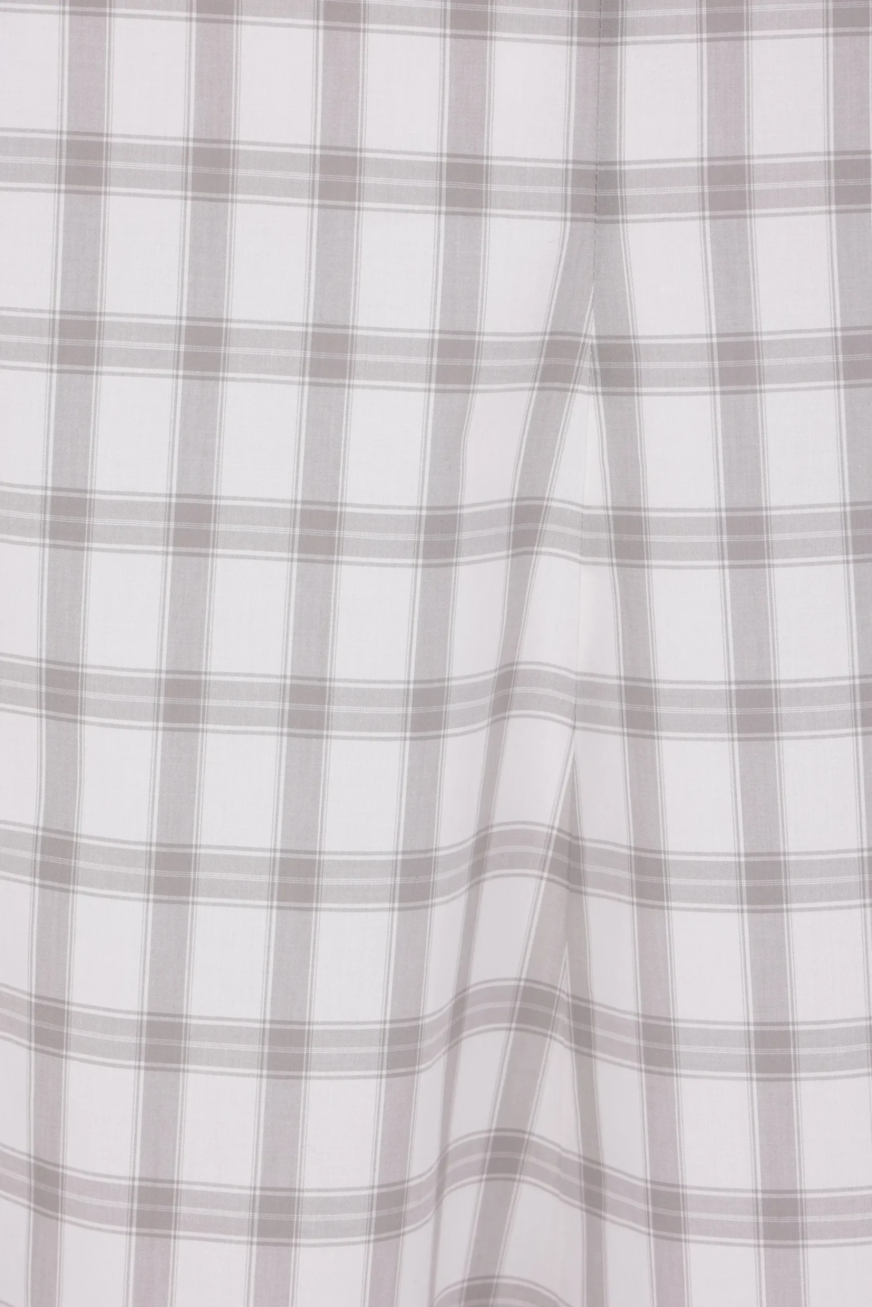 Women LOEWE check poplin double-layer skirt