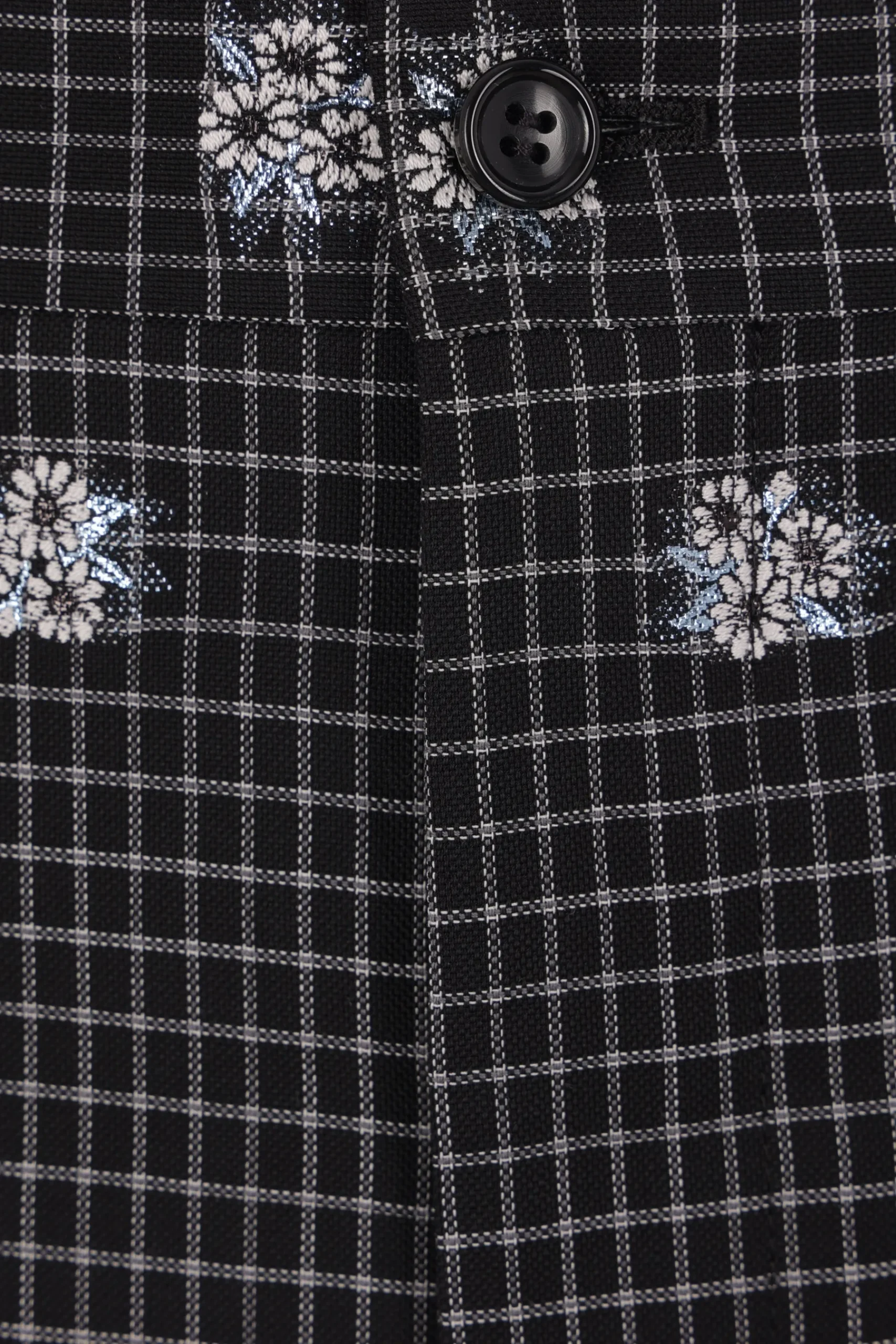 COMME DES GARÇONS HOMME PLUS check wool and cotton shorts