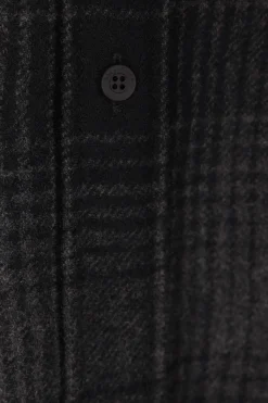 BALENCIAGA checked flannel oversize shirt