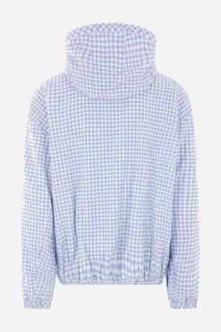 MARNI checked seersucker hooded jacket