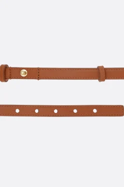 Women CHLOÉ Chloé Iconic thin belt in smooth leather