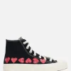 COMME DES GARÇONS PLAY X CONVERSE Chuck 70 CDG canvas high-top sneakers