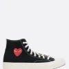 COMME DES GARÇONS PLAY X CONVERSE Chuck 70 CDG canvas high-top sneakers