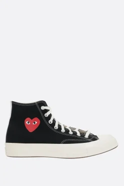 COMME DES GARÇONS PLAY X CONVERSE Chuck 70 CDG canvas high-top sneakers