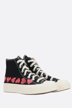 COMME DES GARÇONS PLAY X CONVERSE Chuck 70 CDG canvas high-top sneakers