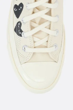 COMME DES GARÇONS PLAY X CONVERSE Chuck 70 CDG canvas high-top sneakers