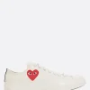 Women COMME DES GARÇONS PLAY X CONVERSE Chuck 70 CDG canvas low-top sneakers