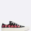 COMME DES GARÇONS PLAY X CONVERSE Chuck 70 CDG canvas low-top sneakers