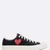 Women COMME DES GARÇONS PLAY X CONVERSE Chuck 70 CDG canvas low-top sneakers