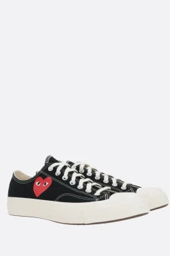 COMME DES GARÇONS PLAY X CONVERSE Chuck 70 CDG canvas low-top sneakers