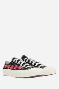 COMME DES GARÇONS PLAY X CONVERSE Chuck 70 CDG canvas low-top sneakers