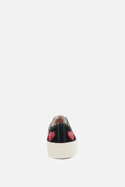 COMME DES GARÇONS PLAY X CONVERSE Chuck 70 CDG canvas low-top sneakers