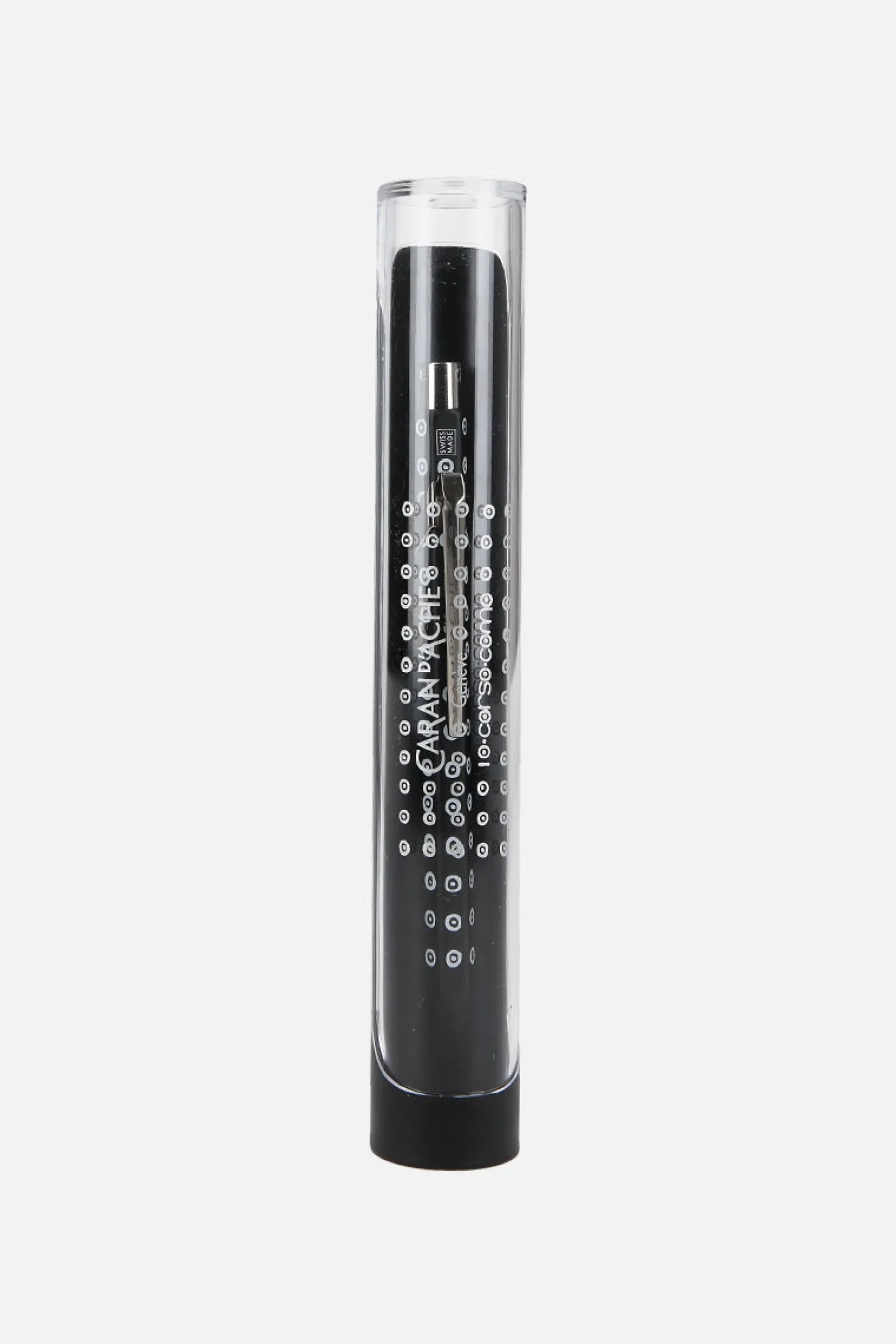 CARAN D'ACHE X 10 CORSO COMO circles print metal ballpoint pen