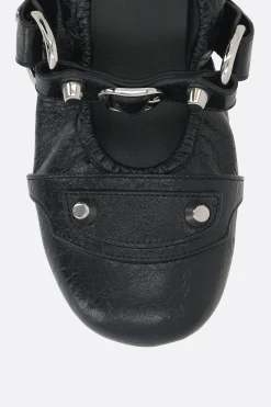 Women BALENCIAGA City flat in Arena leather