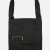 Women DISCORD YOHJI YAMAMOTO Clasp crossbody bag in grainy leather