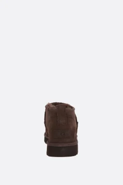 Women UGG Classic Ultra mini ankle boots in suede