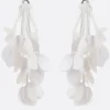 Women PLAN C clip-on earring with sequin fringes