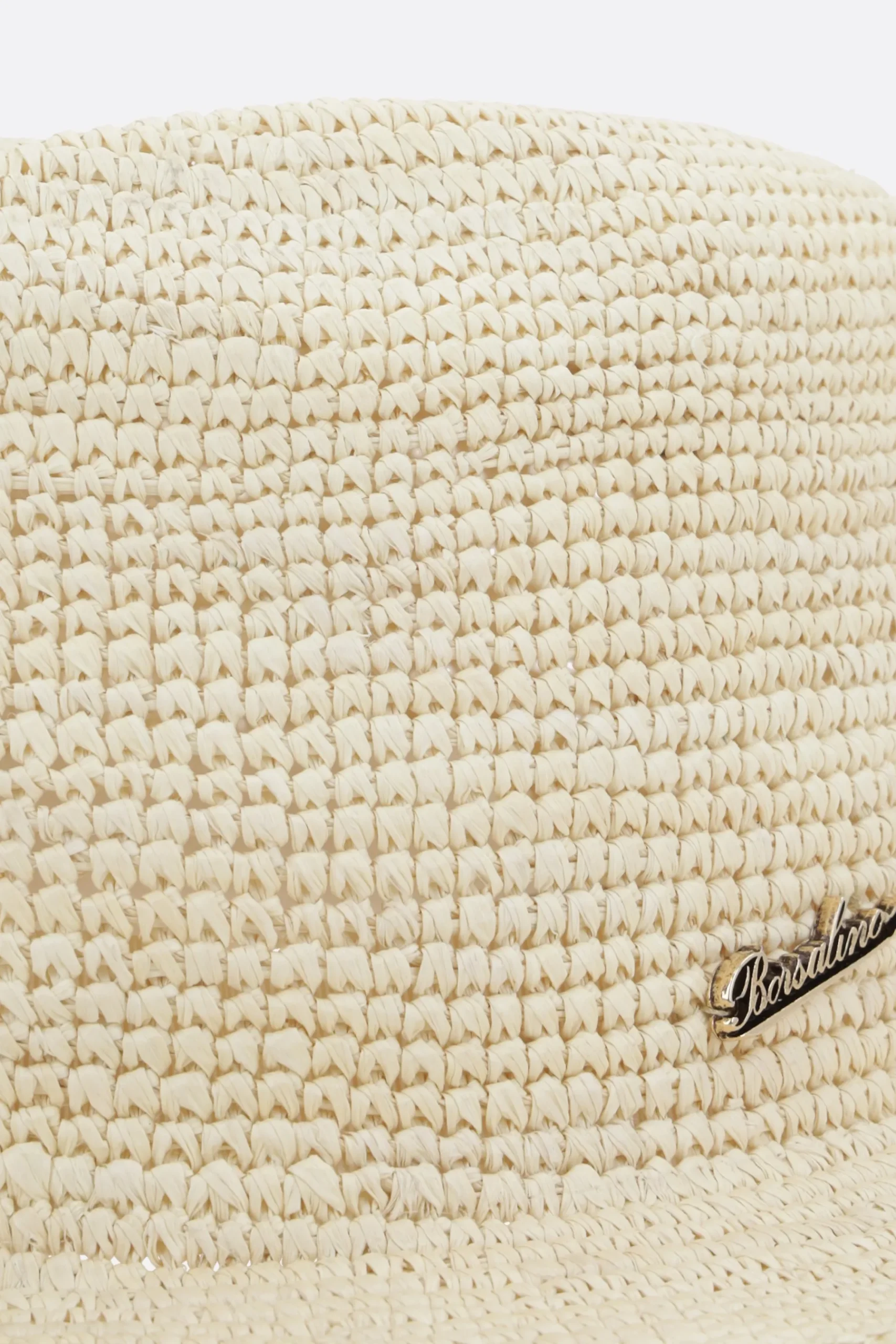 Women BORSALINO Clochard hat in Panama crochet