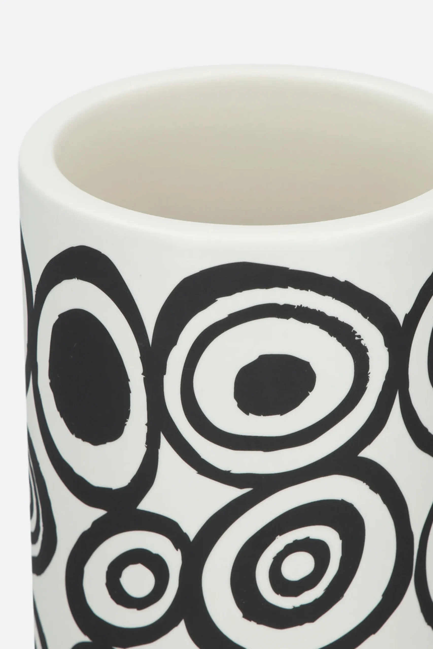10 CORSO COMO coated ceramic cylindrical vase