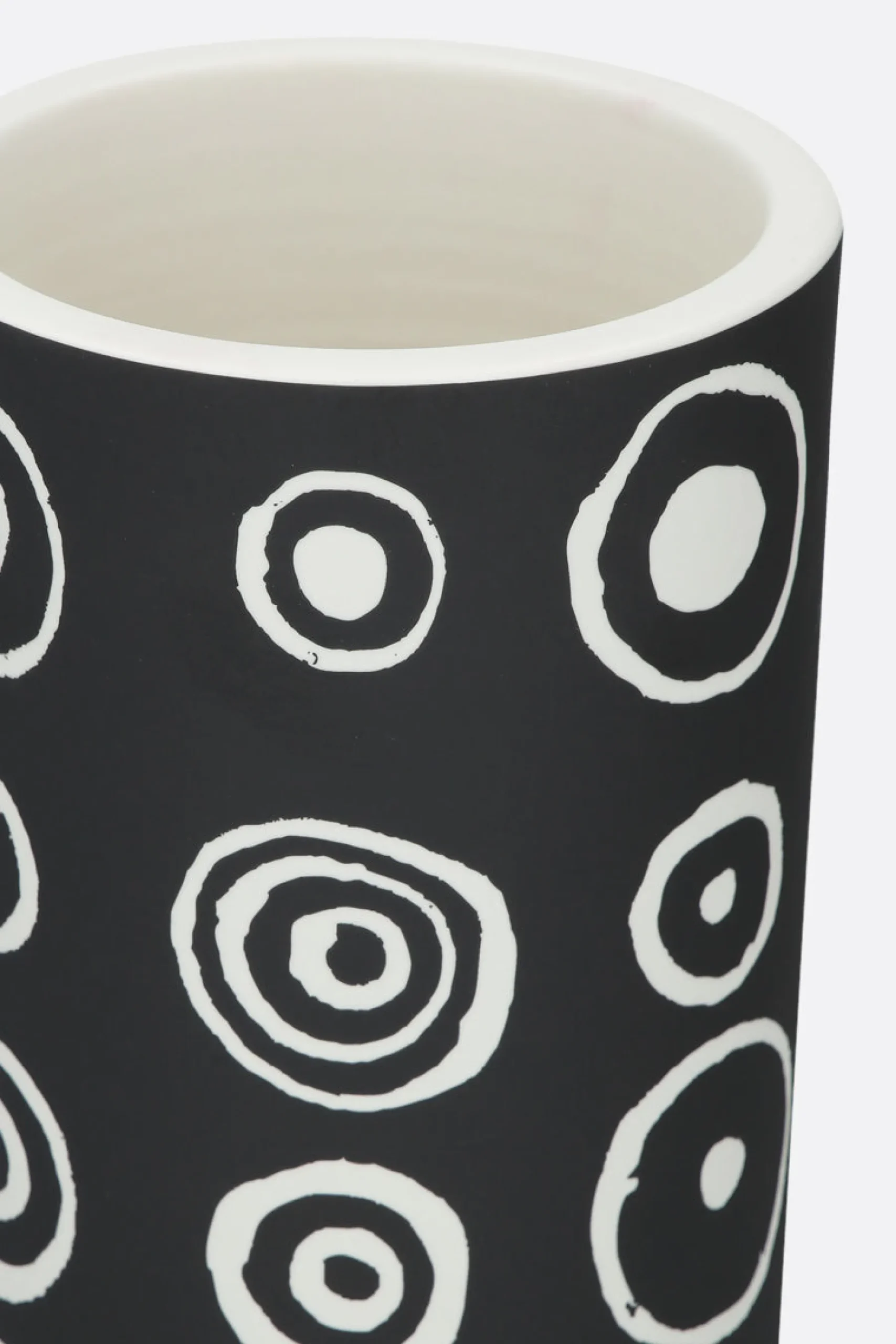 10 CORSO COMO coated ceramic cylindrical vase