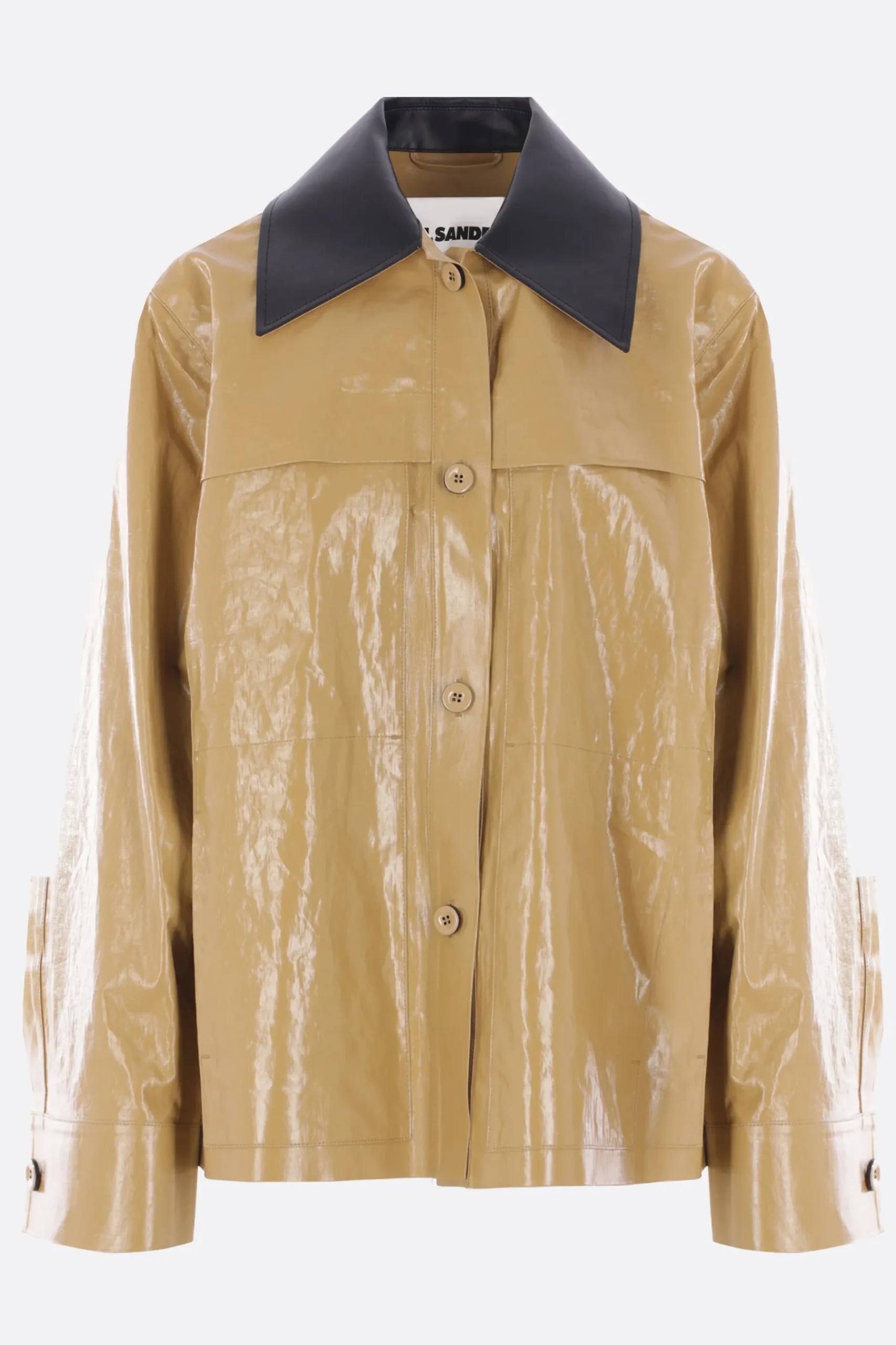 Women JIL SANDER coated linen jacket