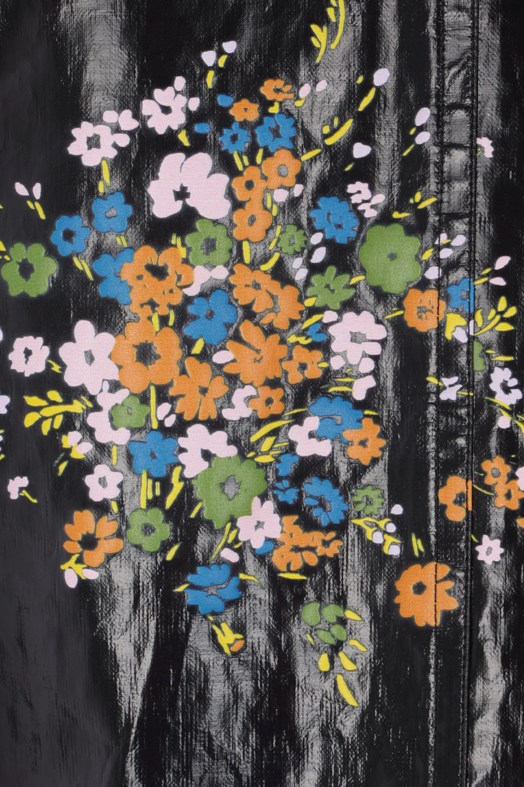 Women JIL SANDER coated linen jacket with floral print