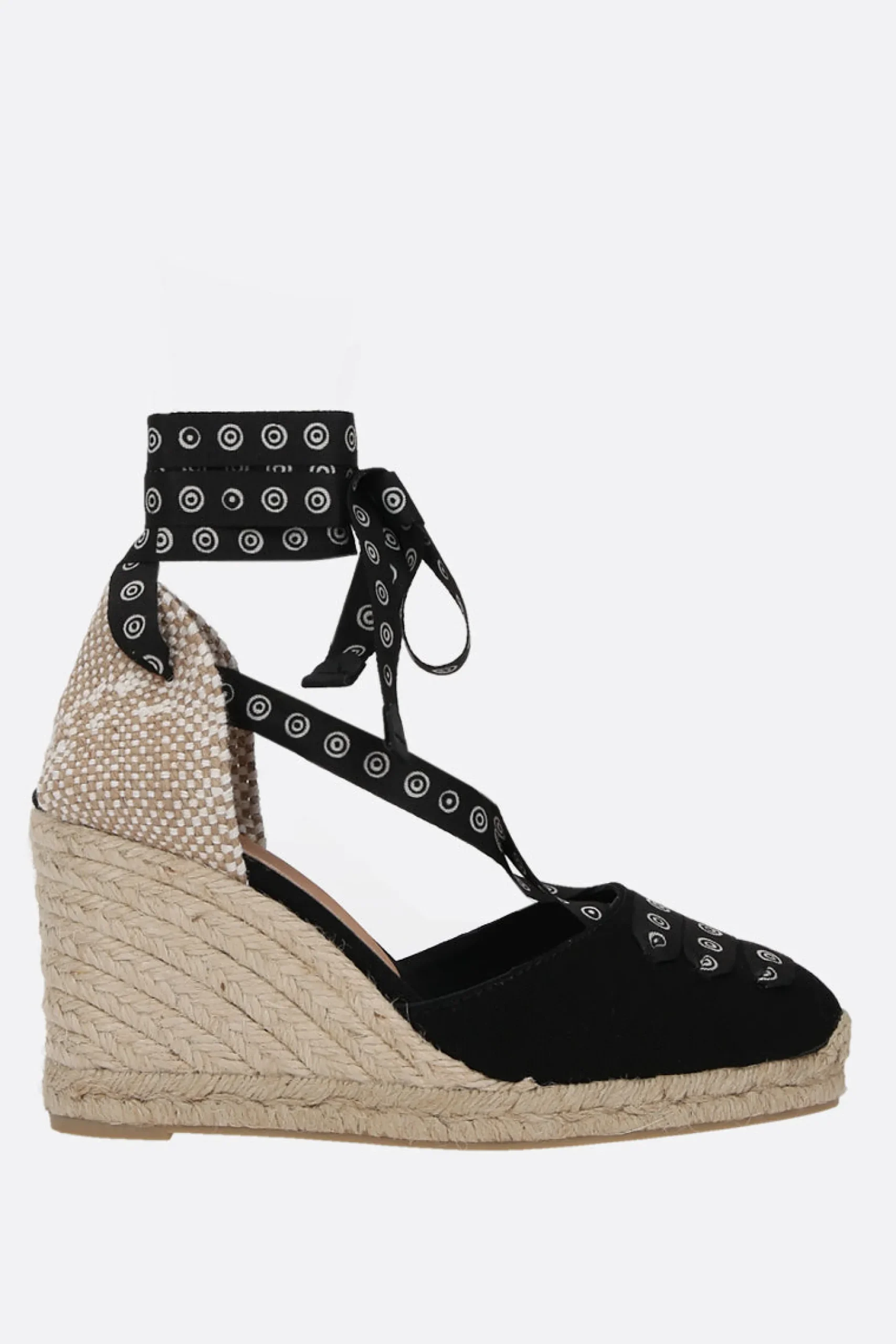 Women CASTAÑER X 10 CORSO COMO Coralia canvas wedge espadrilles