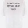 ACNE STUDIOS cotton and hemp t-shirt with 1996 print