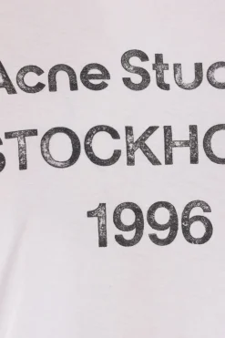ACNE STUDIOS cotton and hemp t-shirt with 1996 print