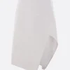 Women PLAN C cotton and linen blend asymmetric skirt