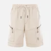 MONCLER GRENOBLE cotton drill cargo shorts